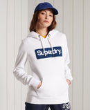 Core Logo Workwear Hoodie - Brilliant White