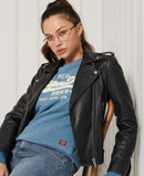 Vintage Logo Chenille Crew - Blue Bottle Marl