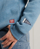 Vintage Logo Chenille Crew - Blue Bottle Marl