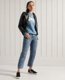 Vintage Logo Chenille Crew - Blue Bottle Marl