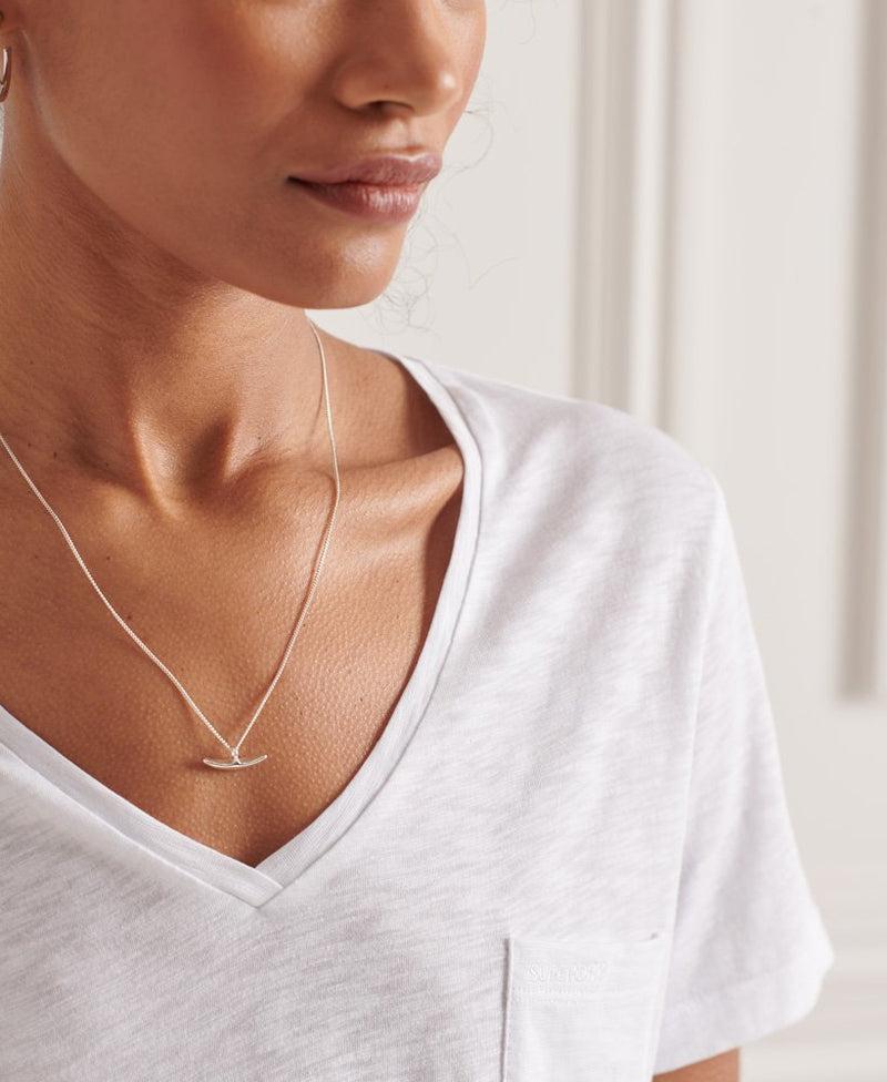 Pocket V-Neck Tee - Optic