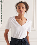 Pocket V-Neck Tee - Optic