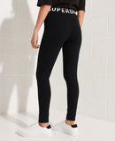 Corporate Logo High Waist Leggings - Black