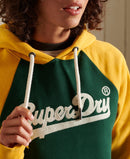 Vintage Logo Raglan Hoodie - Enamel Green