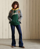 Vintage Logo Raglan Hoodie - Enamel Green