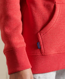 Vintage Logo Emblem Hoodie - Papaya