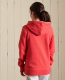 Vintage Logo Emblem Hoodie - Papaya