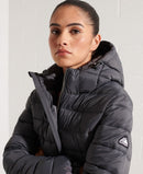 Classic Fuji Puffer Jacket - Charcoal