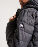 Classic Fuji Puffer Jacket - Charcoal