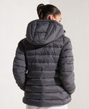 Classic Fuji Puffer Jacket - Charcoal