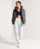 Classic Fuji Puffer Jacket - Charcoal