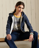 Vintage Logo Emblem Ziphood - Vintage Navy