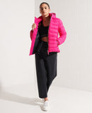 Classic Fuji Puffer Jacket - Hot Pink