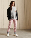Vintage Logo Emblem Joggers - Soft Pink Marl