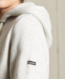 Vintage Logo Boho Sparkle Hoodie - Oatmeal Marl