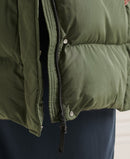 Longline Duvet Coat - Thyme