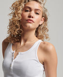 Vintage Button Down Vest - Optic