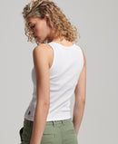 Vintage Button Down Vest - Optic