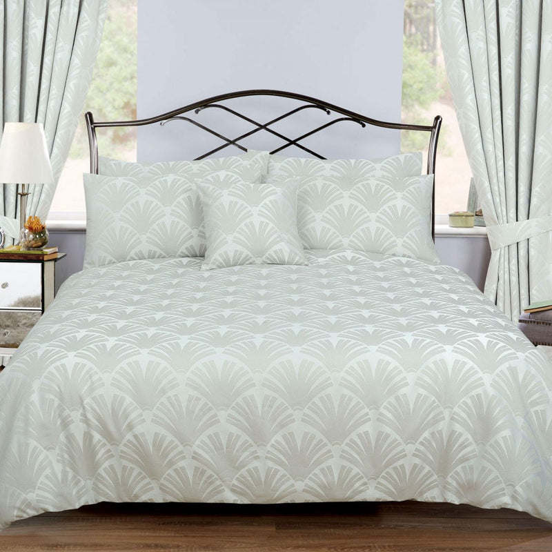 Vantona Firenze Jacquard Silver Filled Cushion