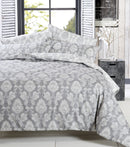 VANTONA NADIA GREY DUVET COVER SET