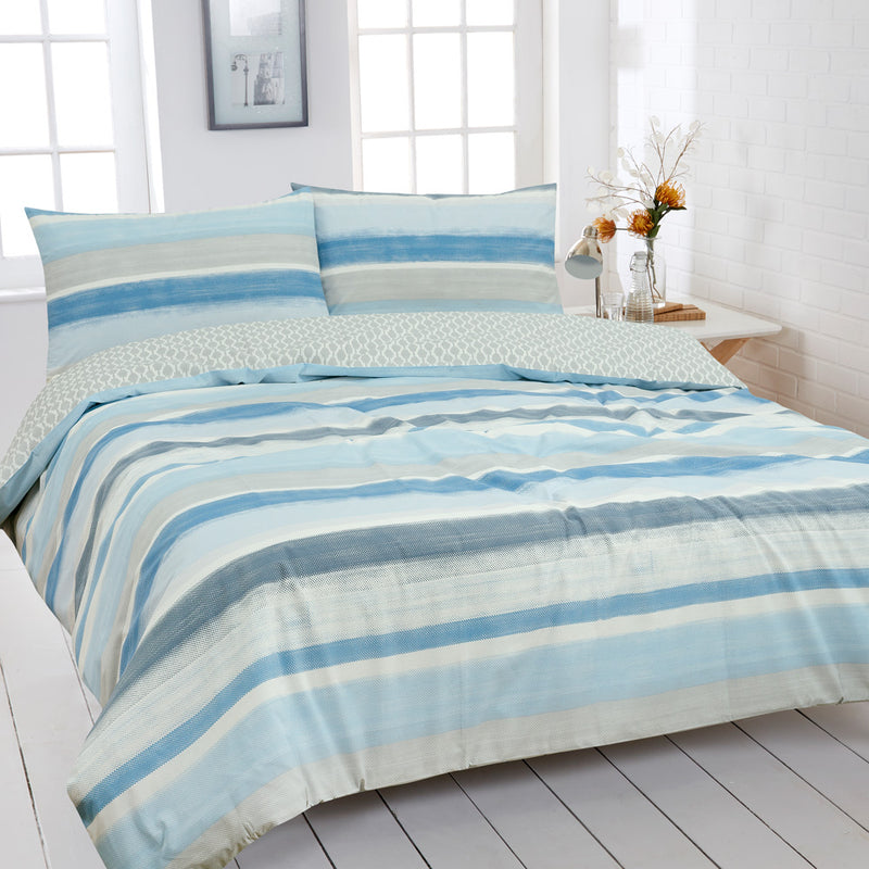 VANTONA NAUTICAL STRIPE DUVET COVER SET