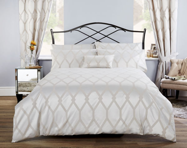 Vantona Verona Jacquard Pearl Filled Boudoir Cushion 50x30cm