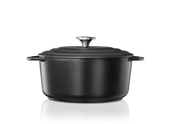 Vivo 24cm Cast Iron Black Casserole