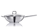 Vivo 30cm Nonstick Wok With Glass Lid
