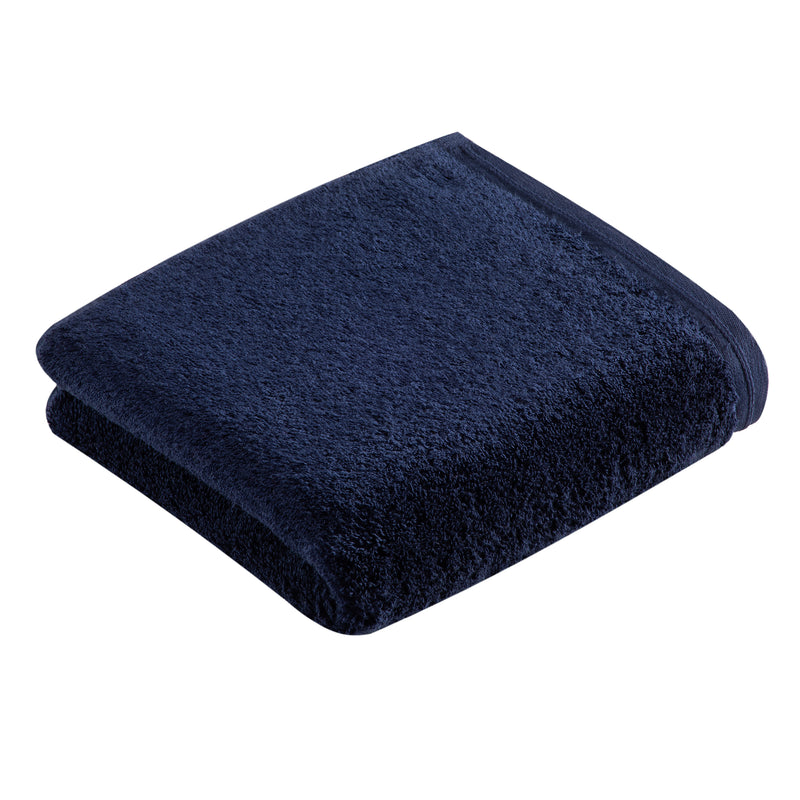 VOSSEN VEGAN LIFE MARINE BLUE HAND TOWEL