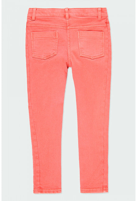 Twill Jeans - Coral