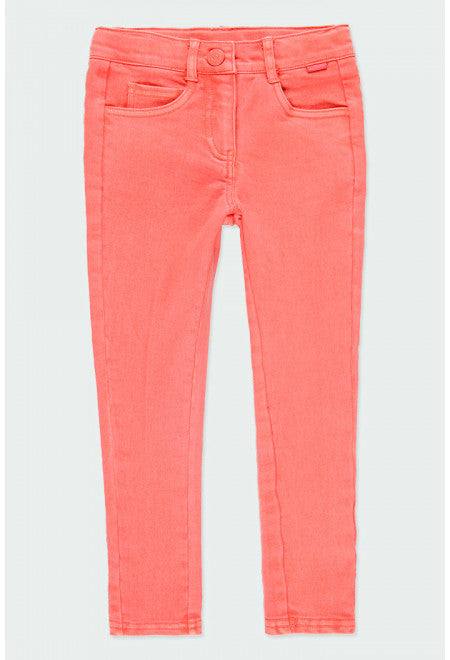 Twill Jeans - Coral