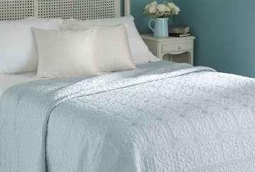 Walton Victoria Bedspread Duckegg King