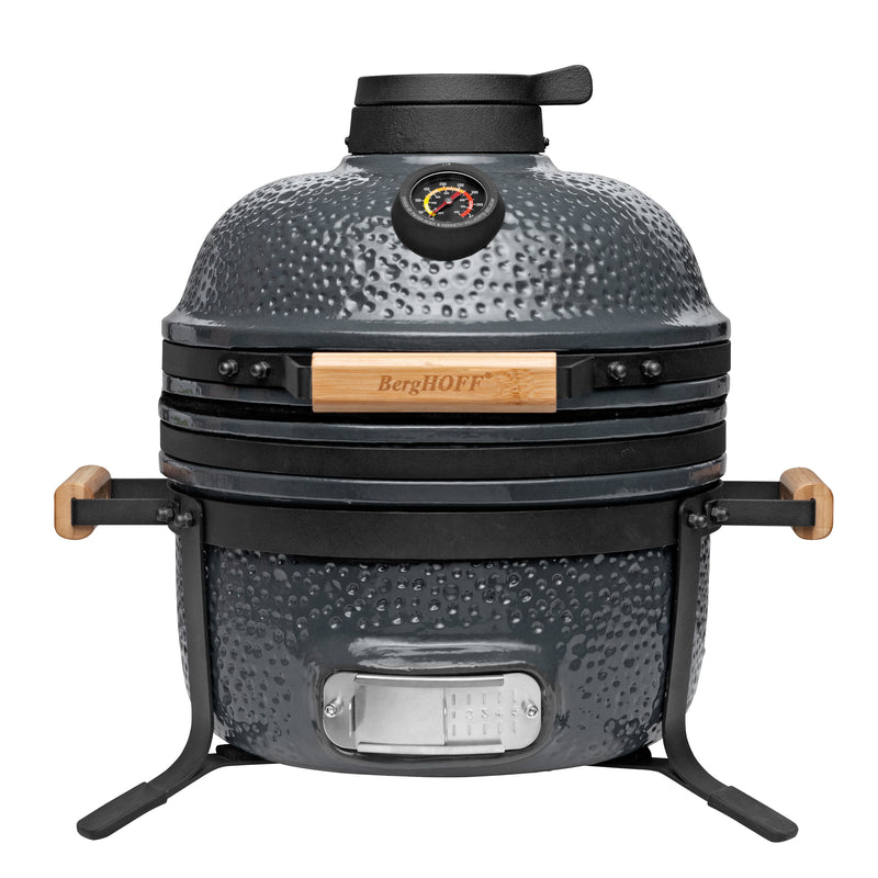 Ron Ceramic Bbq And Oven - Grey Medium/16"