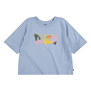Girls High Rise Tee - Blue