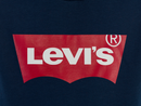 Levis Boys Batwing Screenprint Hoodie - Dress Blue