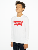 Boys Long Sleeve Batwing T-shirt - White