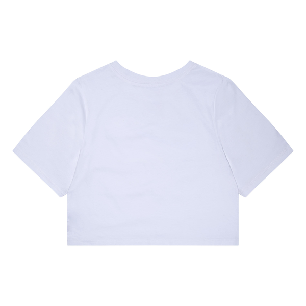 Girls Light Bright Cropped Tee - White