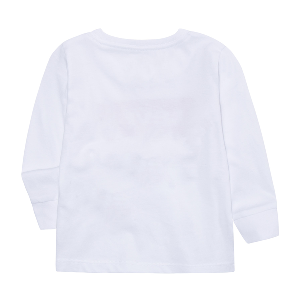 Boys Long Sleeve Batwing T-shirt - White