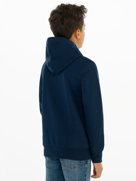 Levis Boys Batwing Screenprint Hoodie - Dress Blue