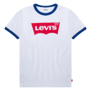 Boys Batwing Ringer T-shirt - White