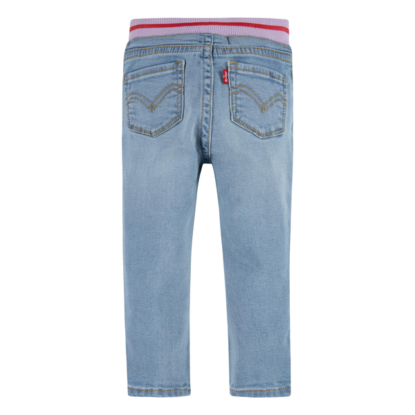 Baby Girl Rib Pull On Skinny - Denim