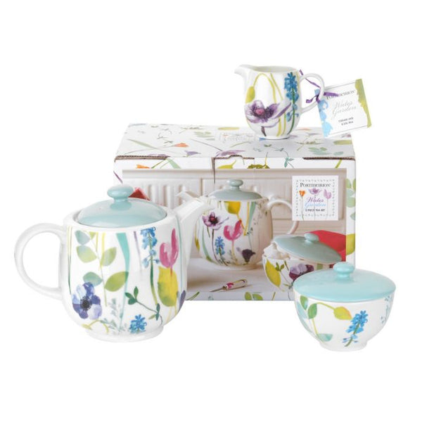 Water Garden 3 Piece Tea Set