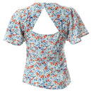 Wilma V Neck Top - Mint