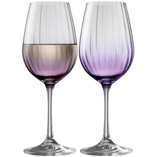 Erne Set Of 2 Wine Glasses Amethyst