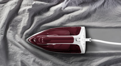 Express Steam Iron / White & Ruby Red