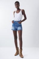 Secret Glamour Shorts - Mid Wash