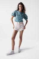 Short Sleeve Pearl Logo T-shirt - Green