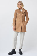 Double Breasted Coat - Camel