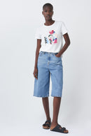 Front Print T-shirt - White