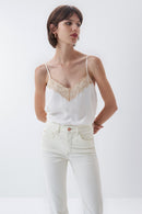 Lace Top - White